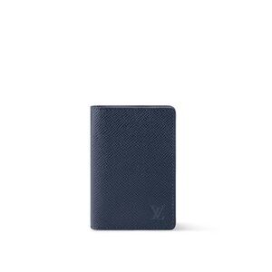 Louis Vuitton Taiga Pocket Organizer in Marine Blue M30535